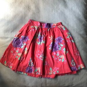 ❤️ floral skirt